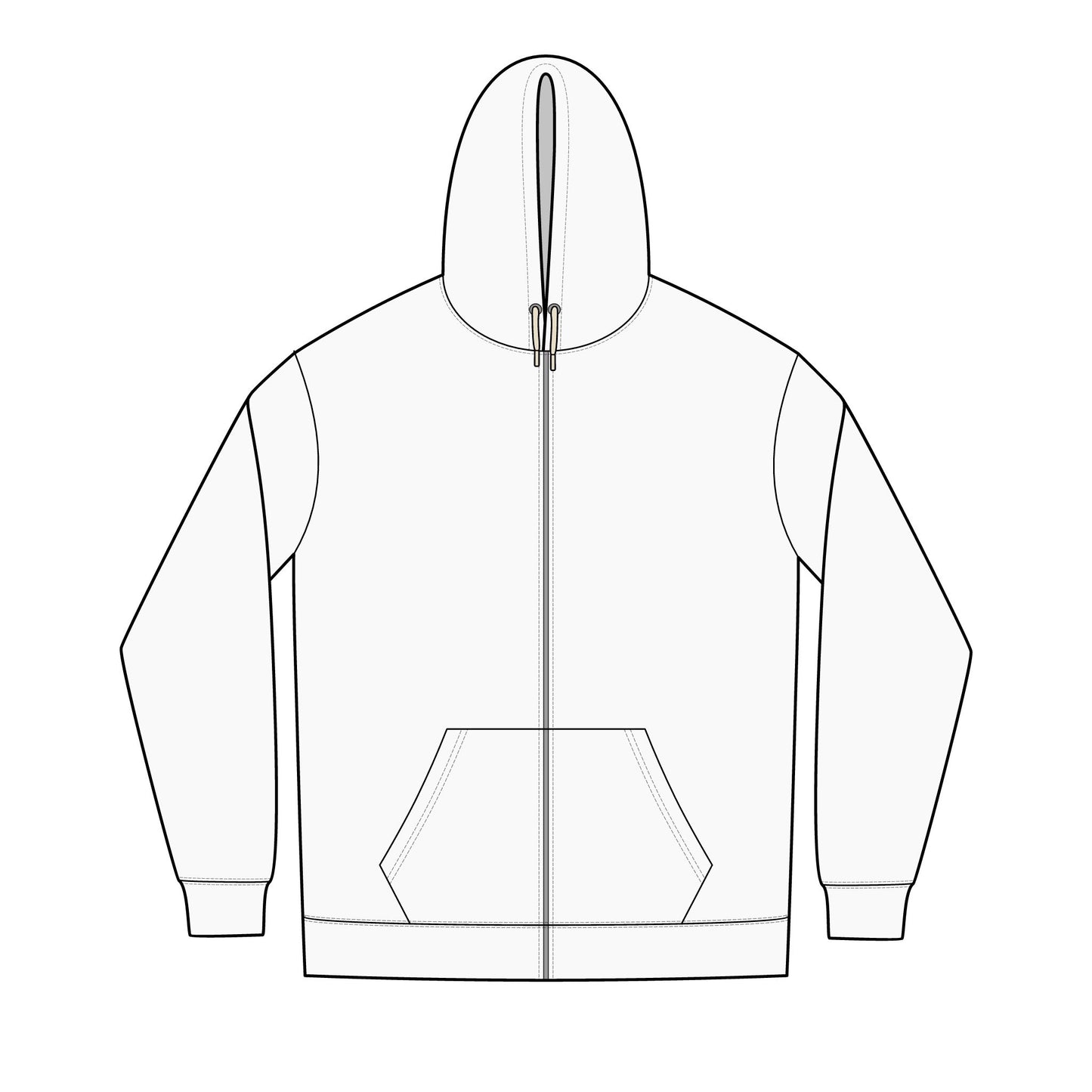 Men's Re-Fleece™ Full-Zip Hoodie — Lightweight Recycled Fleece Zip-Up