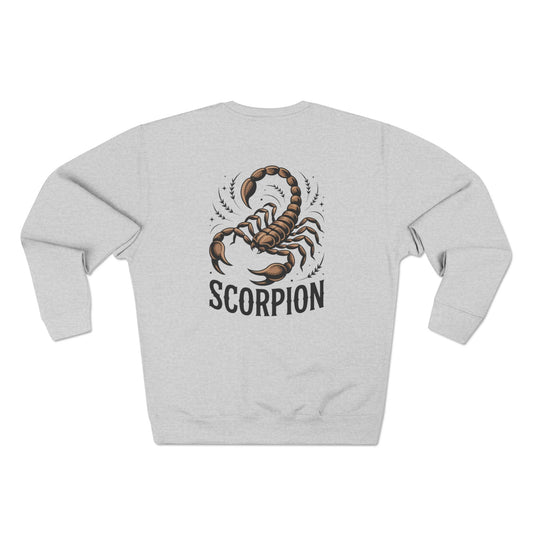 Scorpion Zodiac Crewneck Sweatshirt – Scorpio Astrology Graphic